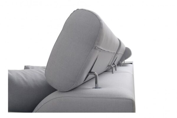 LORETTO VII sofa displaying various fabric options and textures