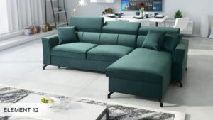 Veneto I modern corner sofa, elegant design for contemporary living room