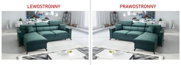 Elegant grey Veneto I corner sofa, perfect for family gatherings