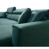Overview of the Veneto I corner sofa's sleek profile and modern lines