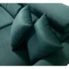 Detailed shot of Veneto I sofa corner and quality upholstery texture