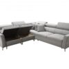 Contemporary U-shaped sofa with modular design and storage