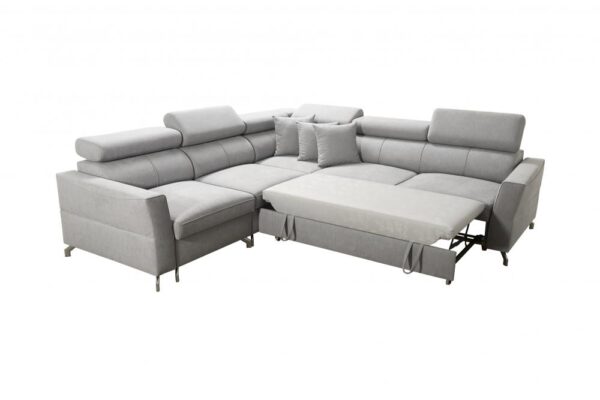 Elegant living room sofa with adjustable comfort features