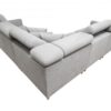 Front feet options for the VENETO IV sofa: metal and wood