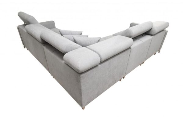 Front feet options for the VENETO IV sofa: metal and wood