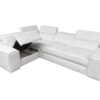 VITO II Corner Sofa with pull-out sleeping function extended, full view
