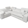 Stylish VITO II Corner Sofa, front view, highlighting its sleek design
