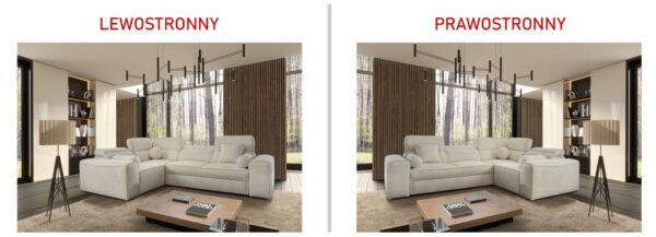 VITO II Corner Sofa from an elevated angle, emphasizing its generous seating and headrests