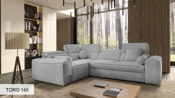 VITO II Corner Sofa detail, emphasizing fabric quality and comfort features