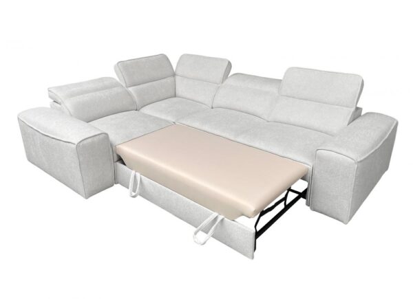 VITO II MIX corner sofa with electric footrest extended, comfort
