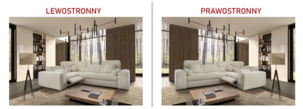 Stylish VITO II MIX sofa in contemporary living room setting