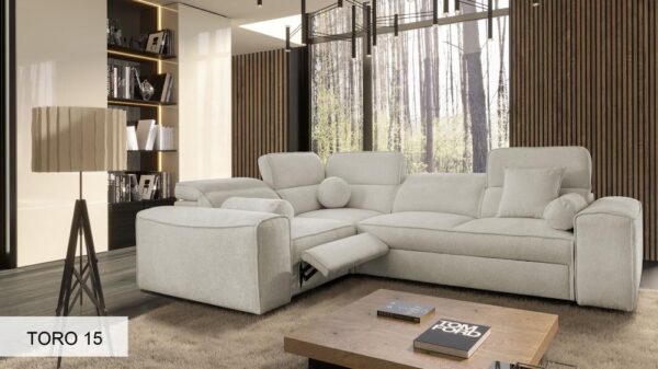 Interior shot of VITO II MIX sofa illustrating its modularity