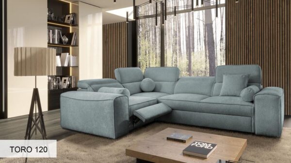 Modern VITO II MIX sofa with decorative cushions, living space