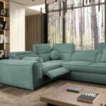 VITO II MIX corner sofa, showing smooth fabric upholstery