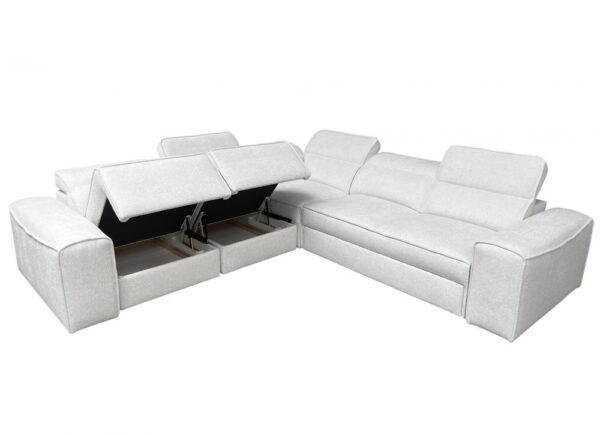 VITO III L-shaped sofa, versatile configuration, contemporary style