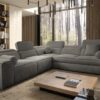 VITO III corner sofa, wide shot in a spacious interior