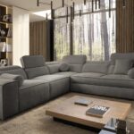 VITO III corner sofa, wide shot in a spacious interior