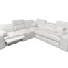 Modern VITO III MIX corner sofa in stylish grey fabric
