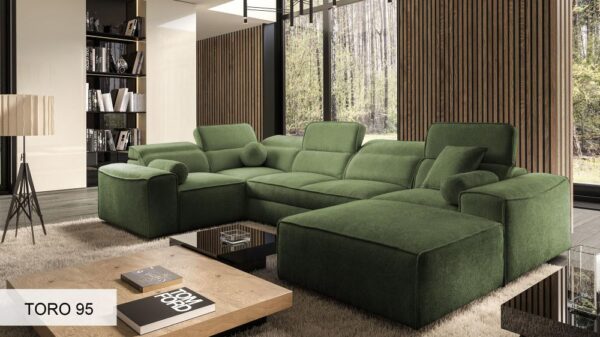 VITO IV corner sofa, another perspective emphasizing comfortable seating