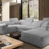 VITO IV corner sofa, detailed fabric texture, quality upholstery