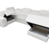 VITO IV corner sofa, detailed view of high-quality fabric upholstery