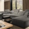 High-quality VITO IV MIX corner sofa, durable fabric upholstery