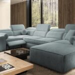 VITO IV MIX modular sofa with extended footrest, luxury furniture