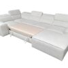 VITO IV MIX corner sofa showing electric reclining footrest function