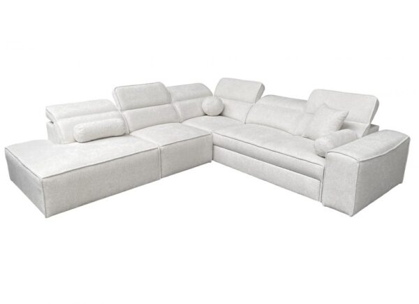 Modern VITO IX fabric sofa with six adjustable headrests