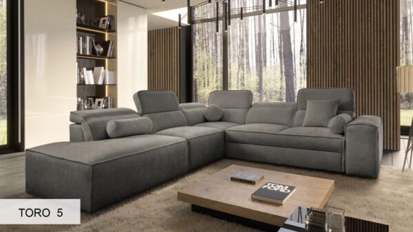VITO IX corner sofa from another angle, showing sleek design