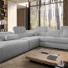 VITO IX sofa with dimensions overlay, illustrating its size