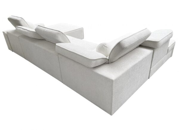 VITO VI corner sofa with chaise lounge extended, perfect for relaxation, versatile seating