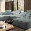 VITO VI corner sofa in a light interior, modern living room furniture, stylish design