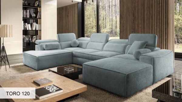 VITO VI corner sofa in a light interior, modern living room furniture, stylish design