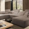 VITO VI corner sofa from a different angle, emphasizing depth and seating capacity