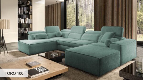 VITO VI corner sofa, overview of its modular design and flexible arrangement options