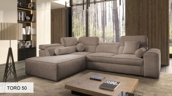 VITO VII sofa in a minimalist room, showcasing its adaptability