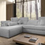 VITO VII corner sofa in an alternative fabric, showing color options