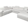 Modern VITO VIII large corner sofa with adjustable headrests