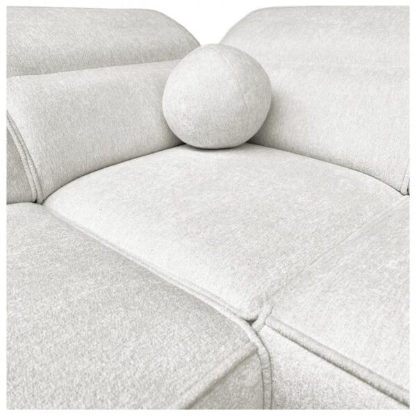 VITO VIII corner sofa from an elevated view, highlighting its shape