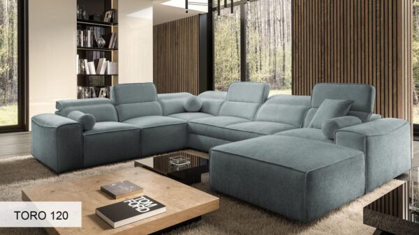 VITO VIII corner sofa offering ample space for family and guests