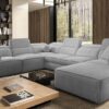 VITO VIII corner sofa with cushions, providing extra comfort
