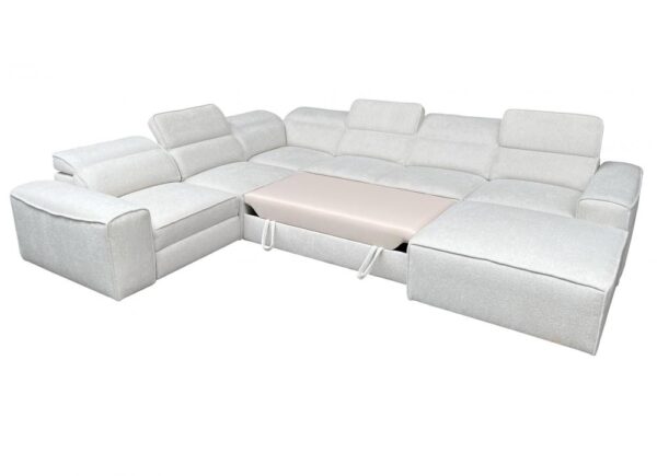 VITO VIII MIX modern sofa, showcasing fabric texture and sturdy construction