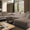 VITO VIII MIX corner sofa, showing the comfortable seating depth