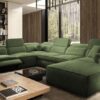 VITO VIII MIX sofa, view of the sturdy frame and base construction