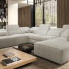 VITO X corner sofa from another wide angle, modern living.