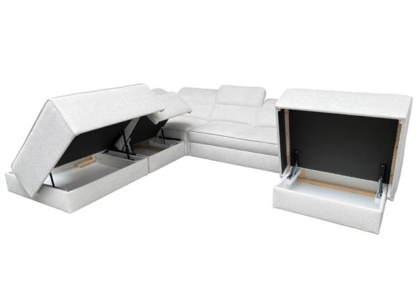 VITO X corner sofa top-down view, highlighting spacious layout.