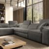 VITO XI corner sofa, complete set in a stylish home environment
