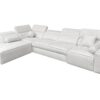VITO XI corner sofa with adjustable headrests, detailed view