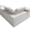 Angle view of large VITO XI MIX corner sofa, elegant design